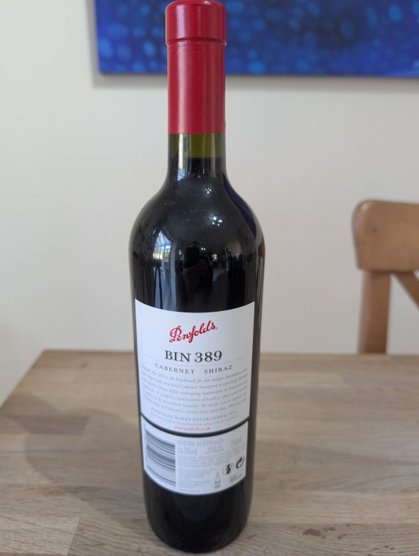 Penfolds, Bin 389 Cabernet Shiraz, South Australia