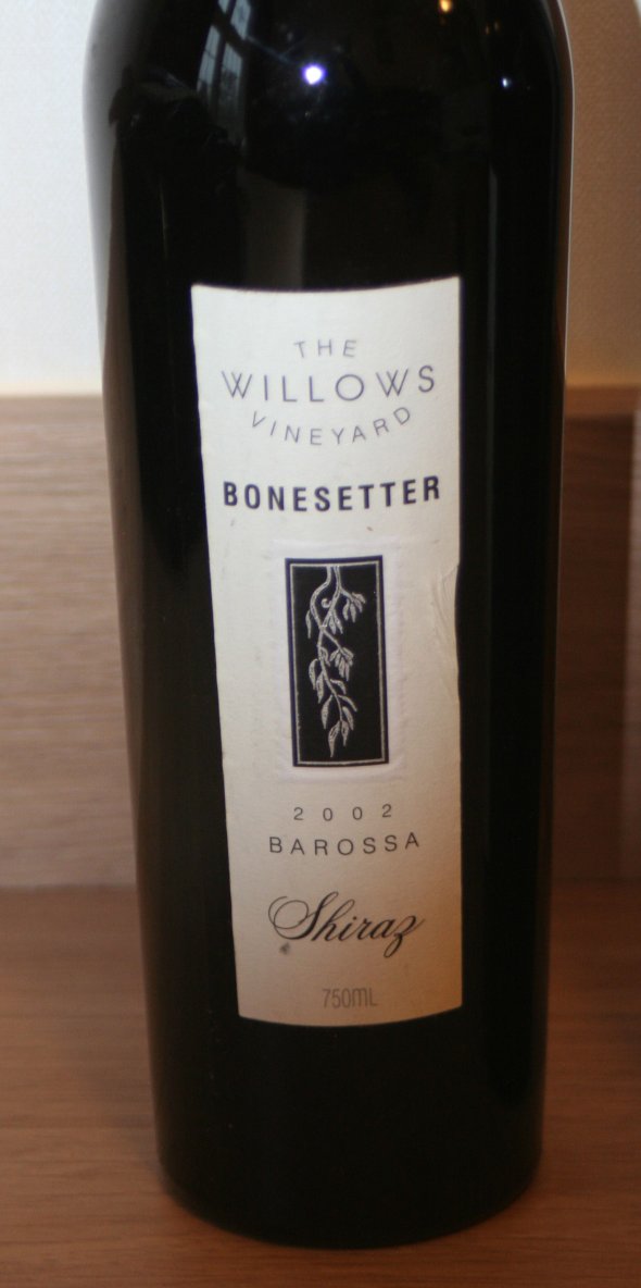 BONESETTER SHIRAZ 2002