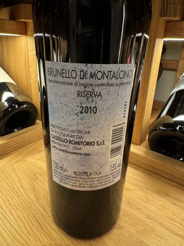 Castello Romitorio, Brunello di Montalcino, Riserva