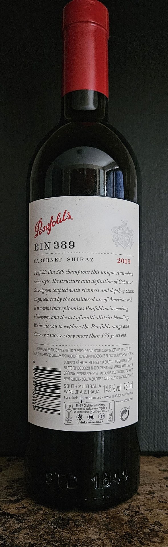 Penfolds, Bin 389 Cabernet Shiraz, South Australia