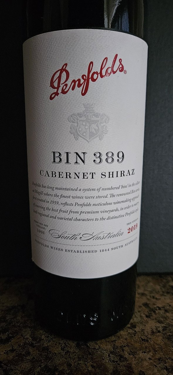 Penfolds, Bin 389 Cabernet Shiraz, South Australia