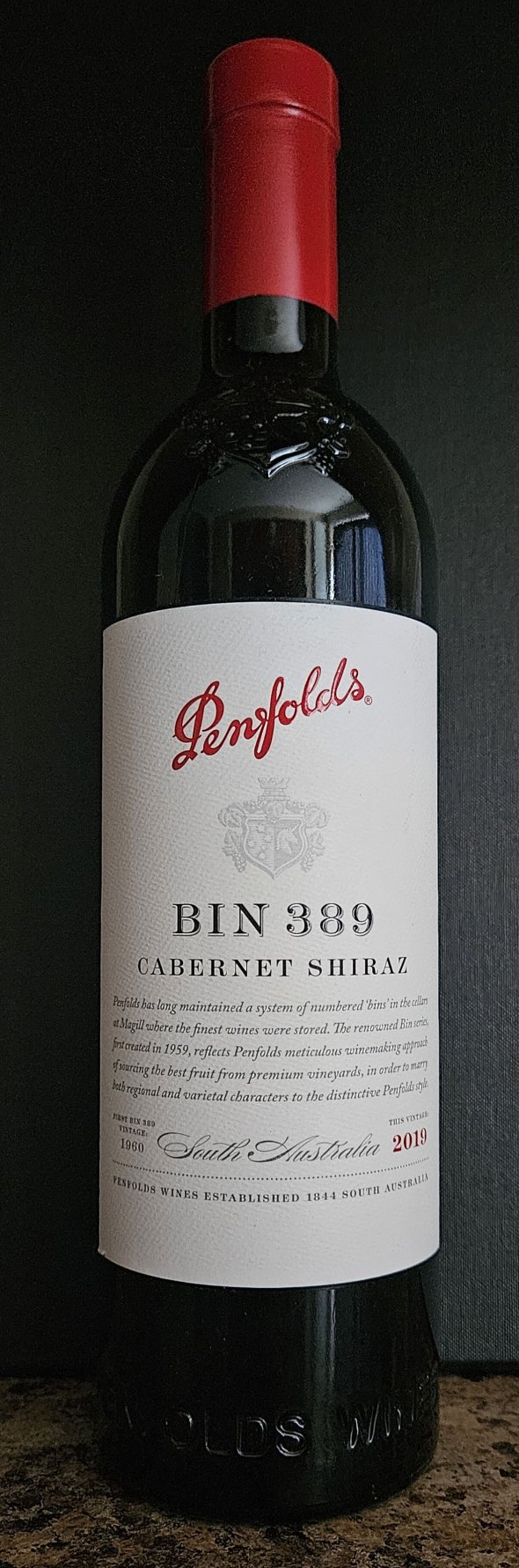 Penfolds, Bin 389 Cabernet Shiraz, South Australia