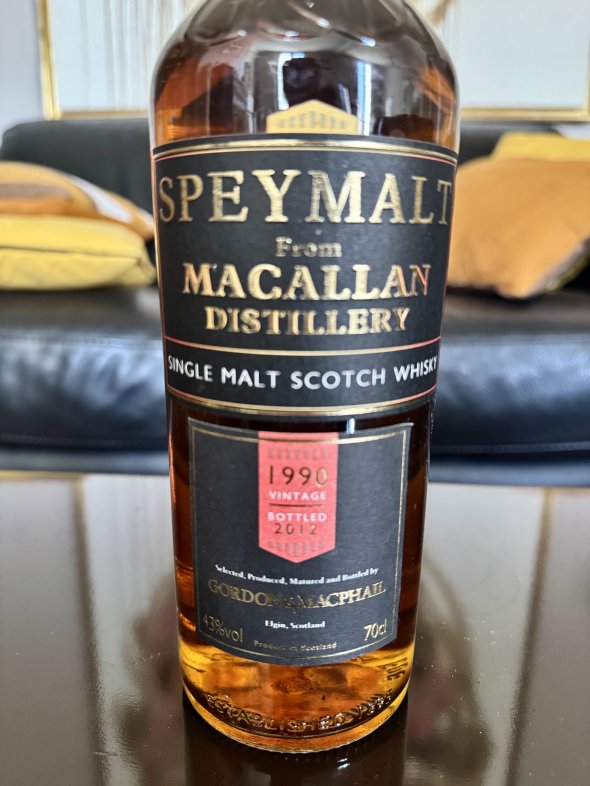 Macallan (Gordon & MacPhail), Highland Single Malt Speymalt Sherry Cask 50YO Bottled 1990, Speyside