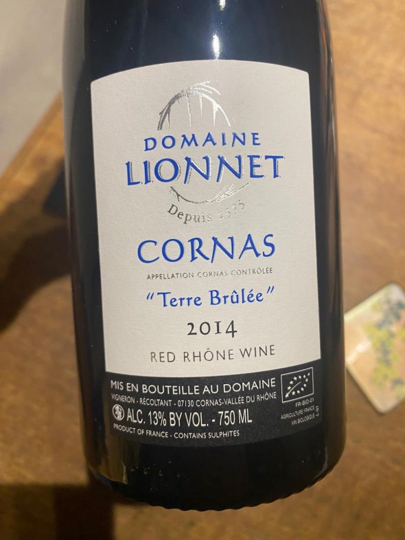 Domaine Lionnet, Cornas, Terre Brulee