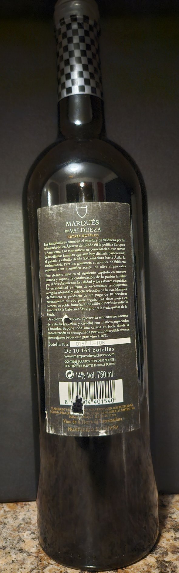 Marques de Valdueza, Gran Vino De Guarda