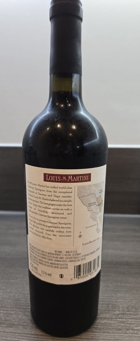 Louis Martini, Cabernet Sauvignon, Napa Valley