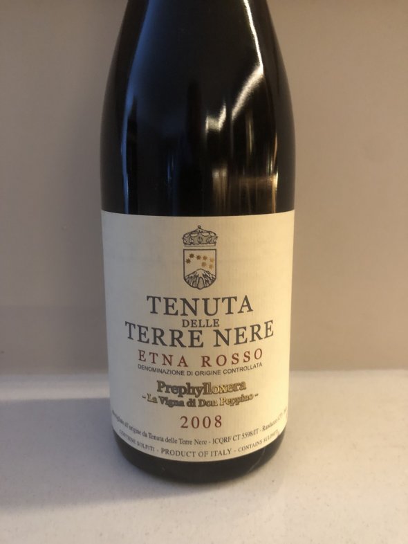 Terre Nere, Etna Rosso, Prephylloxera La Vigna di Don Peppino Rosso