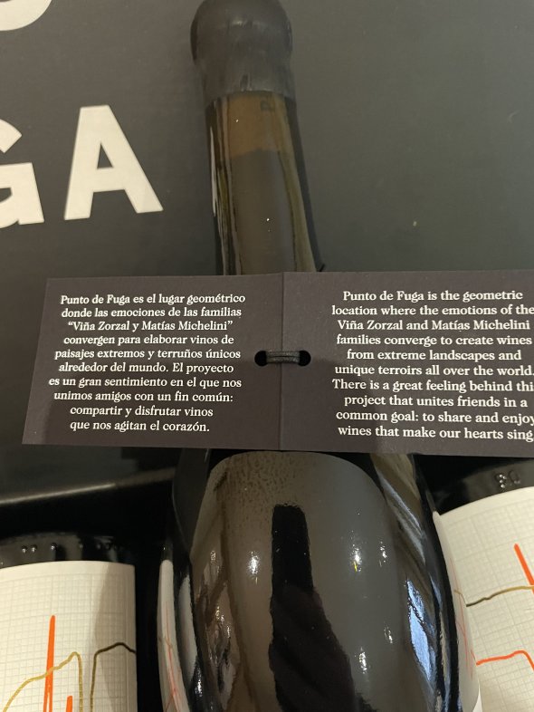 Zorzal, Punto de Fuga, Corral de Mate, RP 96 points