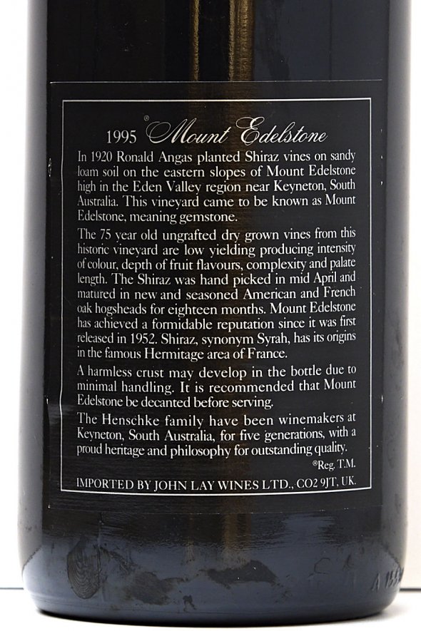 Henschke, Mount Edelstone Vineyard, Eden Valley