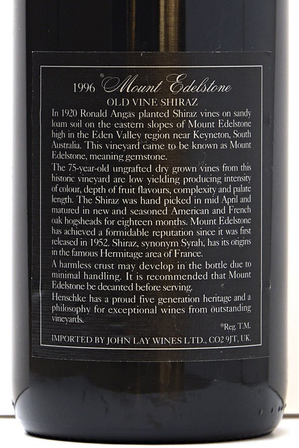 Henschke, Mount Edelstone Vineyard, Eden Valley