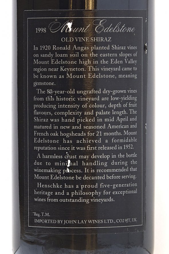 Henschke, Mount Edelstone Vineyard, Eden Valley