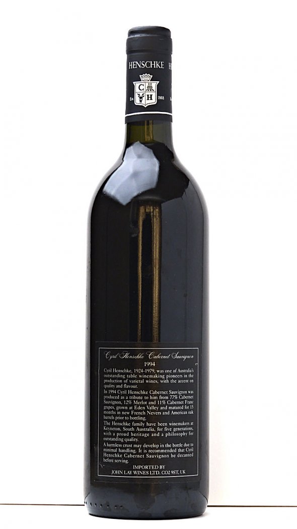 Henschke, Cyril Henschke Cabernet Sauvignon, Eden Valley