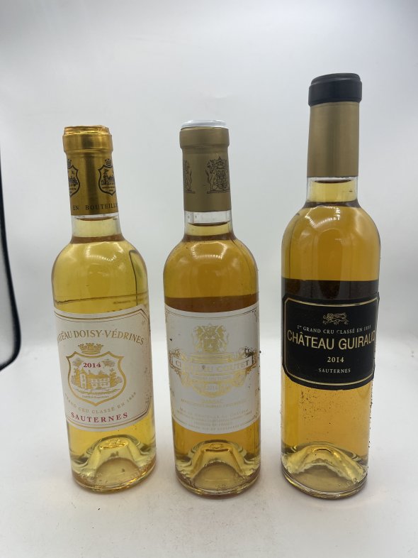 1 X Half Ch Guiraud 1 X Half Ch Doisy Vedrines 1 X Half Ch Coutet  2014