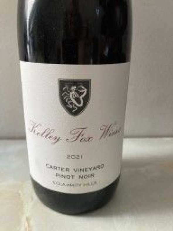  Carter Vineyard Pinot Noir, Kelly Fox Wines, Dundee Hills, Oregon