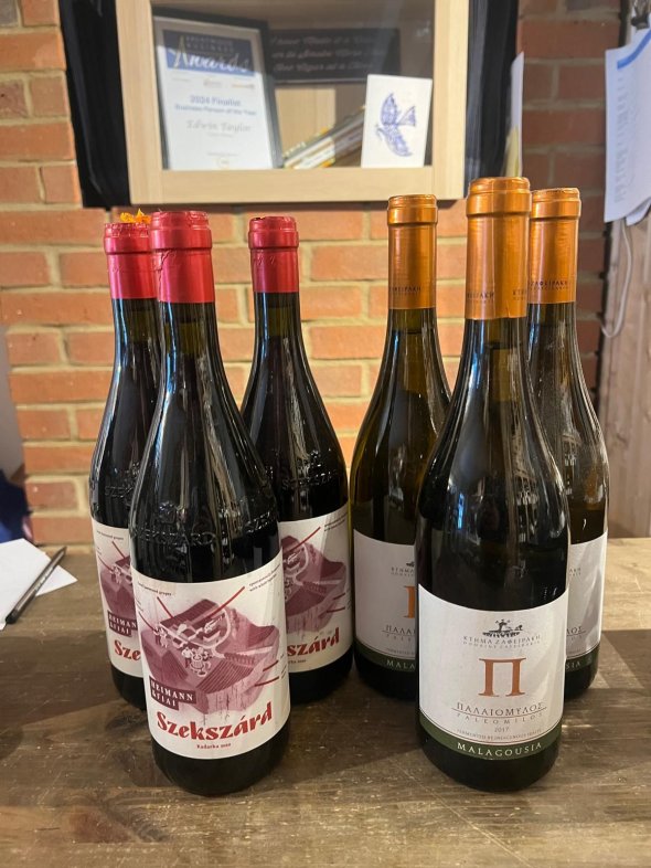 Heimann & Fiai Szeksz&aacute;rd Kadarka 2020 (Hungary) & Paleomilos Malagousia 2017 (Greece)