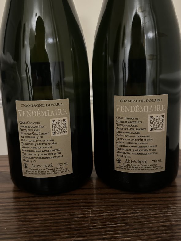 Doyard, Cuvee Vendemiaire Blanc de Blancs Brut NV Premier Cru