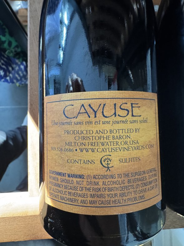 Cayuse, Cerise Syrah, Walla Walla Valley