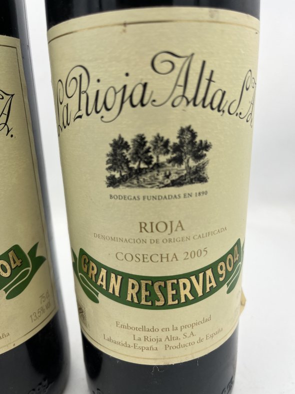 La Rioja Alta, Gran Reserva 904, Rioja 2005
