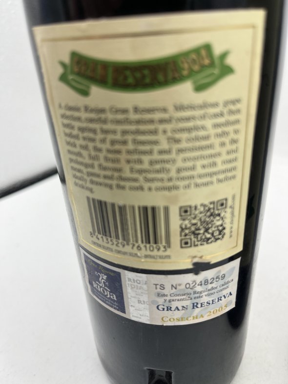 La Rioja Alta, Gran Reserva 904, Rioja 2005