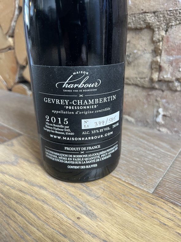 Maison Harbour, Gevrey-Chambertin, Pressonnier 