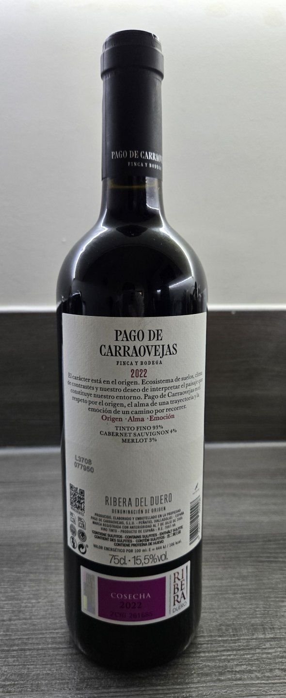 Pago Carraovejas, Ribera del Duero, Crianza