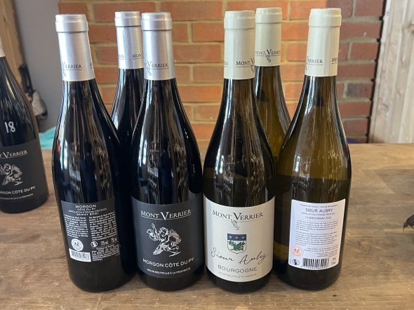 Mont Verrier Morgon and Bourgogne Blanc 