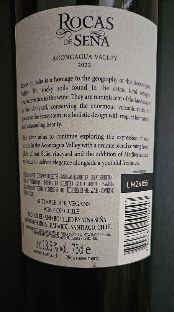 Sena, Rocas de Sena, Aconcagua Valley