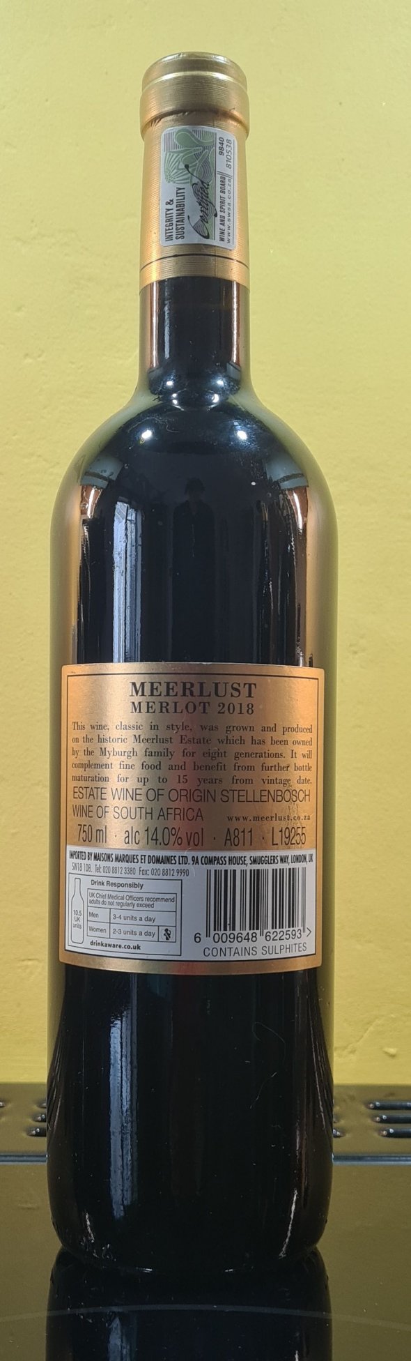 Meerlust, Merlot, Stellenbosch