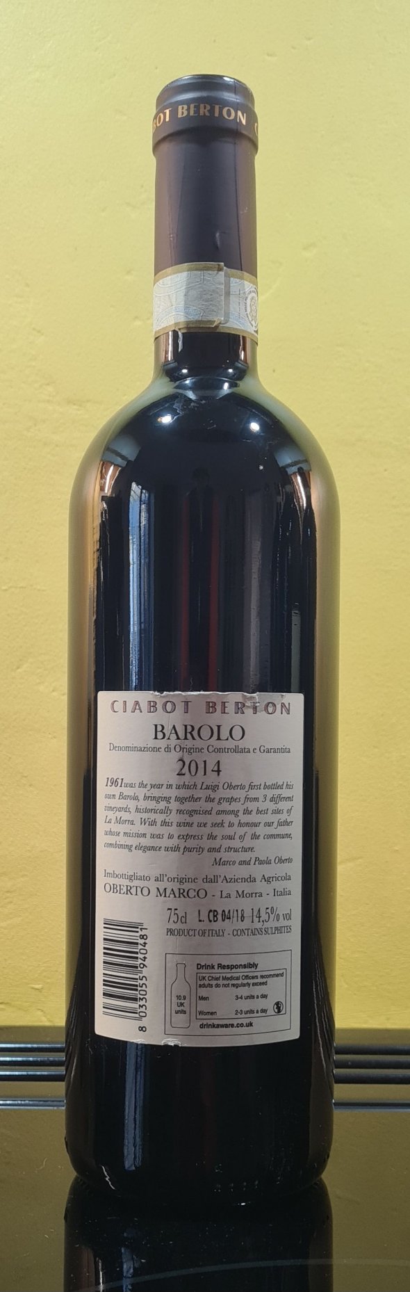 Ciabot Berton, Barolo