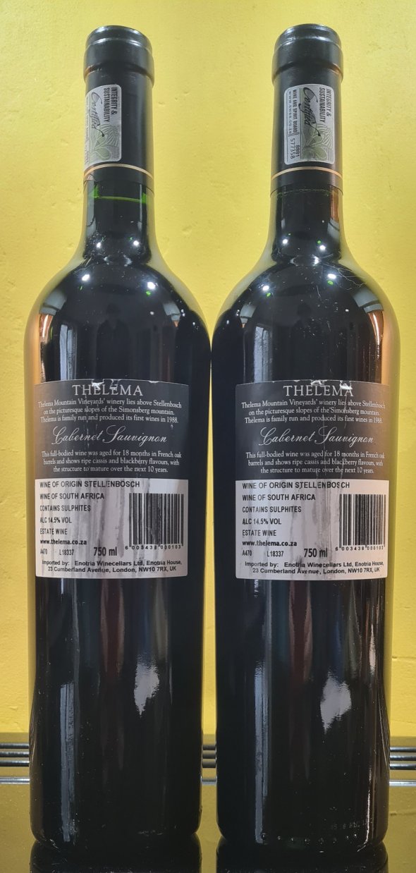 Thelema, Cabernet Sauvignon, Stellenbosch