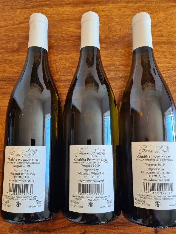 Thomas Labille, Chablis Premier Cru, Vosgros