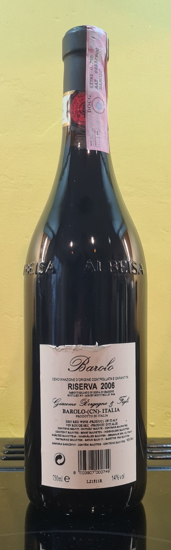 Giacomo Borgogno & Figli, Barolo, Riserva