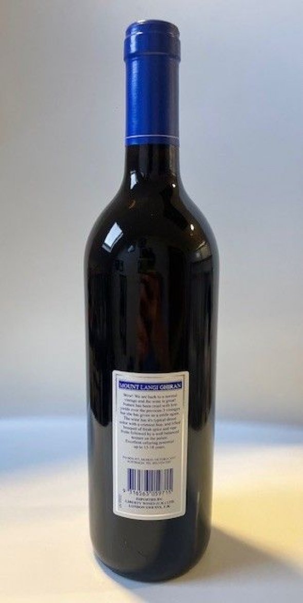 Mount Langi Ghiran, Langi Shiraz, Grampians