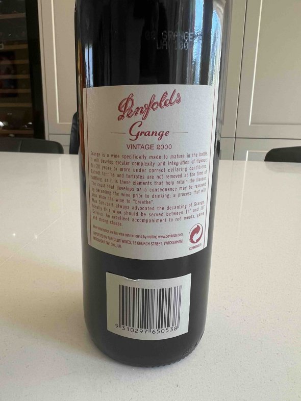 Penfolds, Grange, South Australia