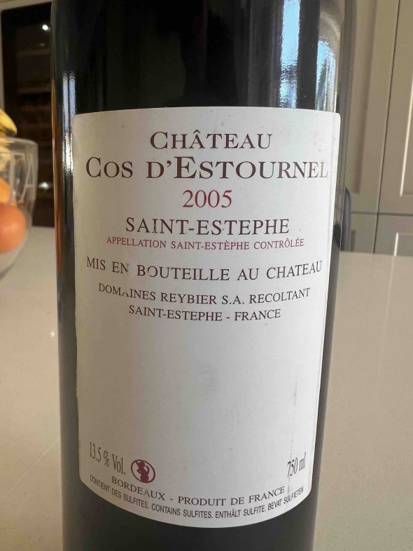 Cos d'Estournel 2eme Cru Classe, Saint-Estephe