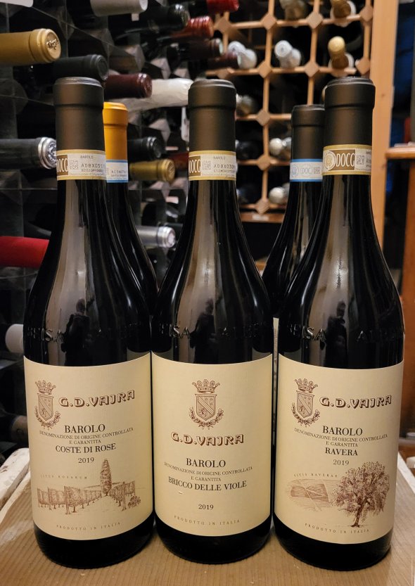 Six Barolos and Piedmont wines from G.D. Vajra