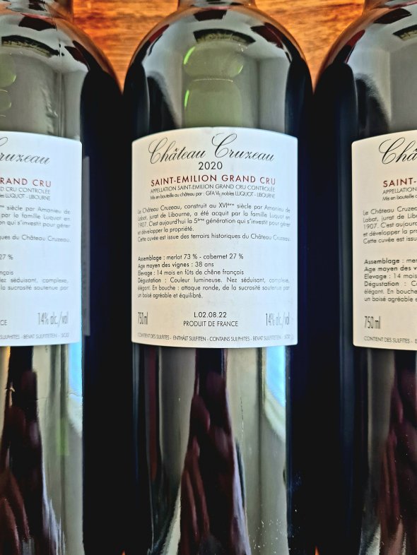 Chateau Cruzeau, Saint-Emilion Grand Cru