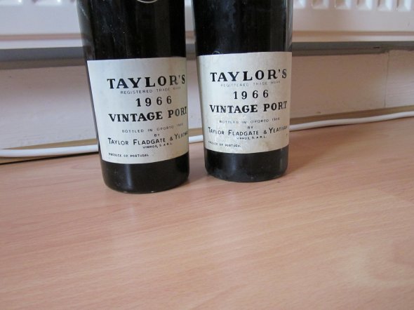 TWO Bottles of Taylor's, Vintage Port 1966