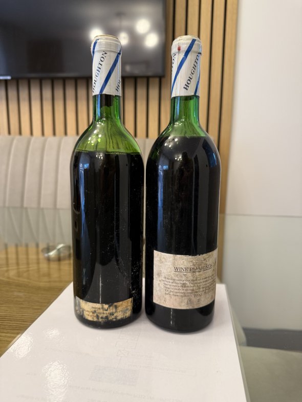 2 Bottles 1977 / 1978 Houghton Reserve Cabernet Sauvignon