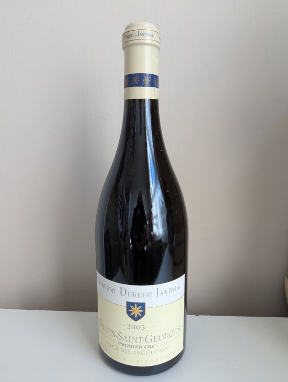 Vincent Dureuil Janthial, Nuits-Saint-Georges Premier Cru, Clos des Argillieres