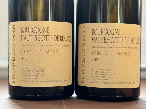 Bourgogne Hautes-C&ocirc;tes de Beaune Au Bout du Monde Pierre-Yves Colin-Morey