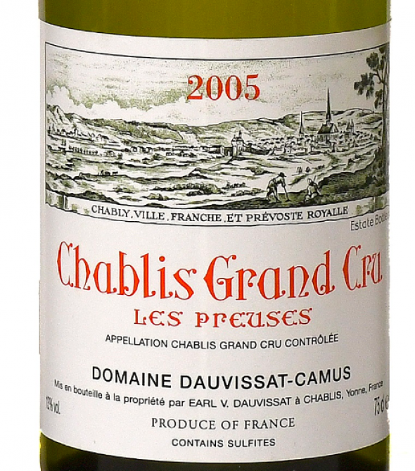 Domaine Dauvissat-Camus, Chablis Grand Cru, Preuses