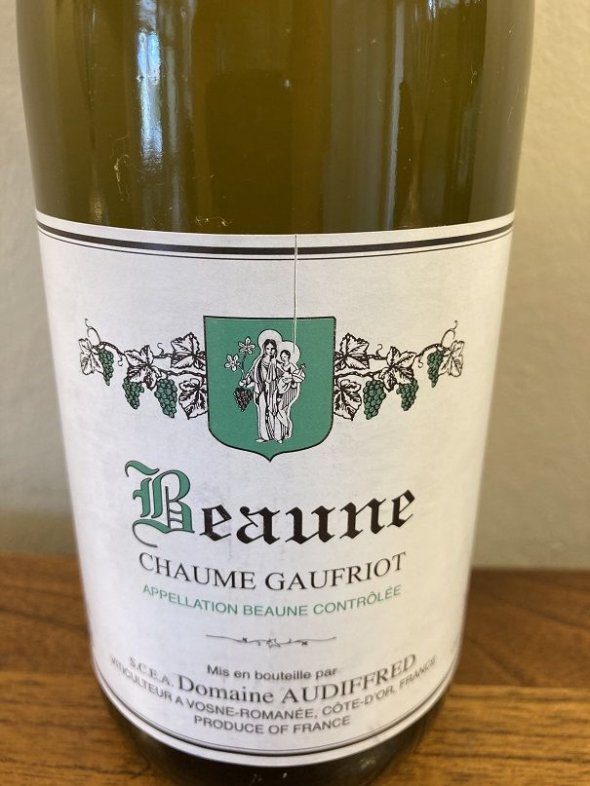 Domaine Audiffred, Beaune, Chaume Gaufriot Blanc