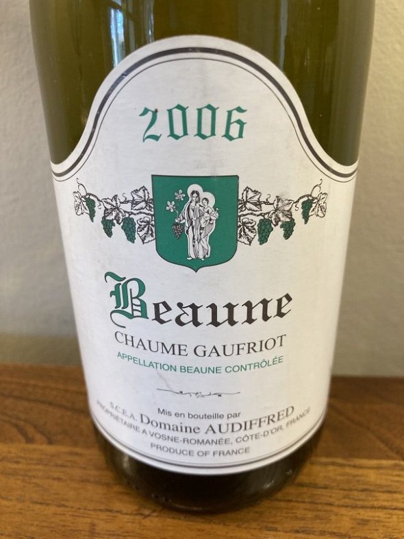 Domaine Audiffred, Beaune, Chaume Gaufriot Blanc