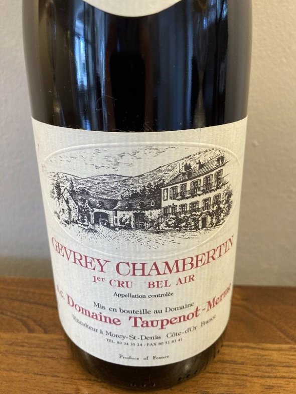 Domaine Taupenot-Merme, Gevrey-Chambertin Premier Cru, Bel Air