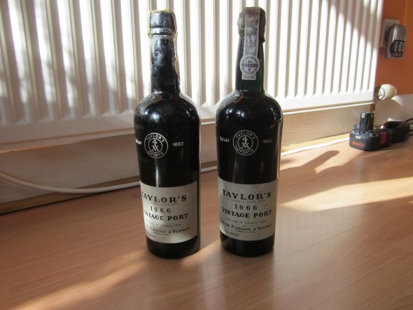 TWO Bottles of Taylor's, Vintage Port 1966