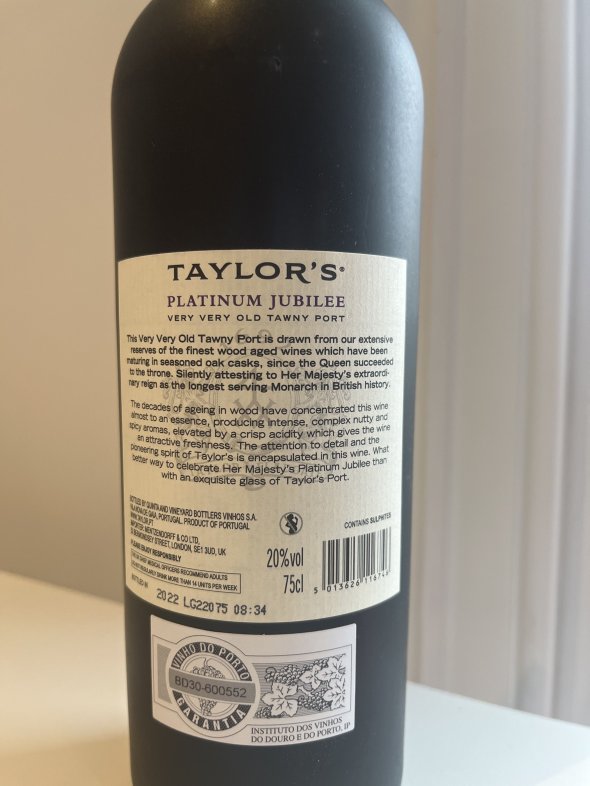 Taylor's, Platinum Jubilee Very Very Old Tawny Port