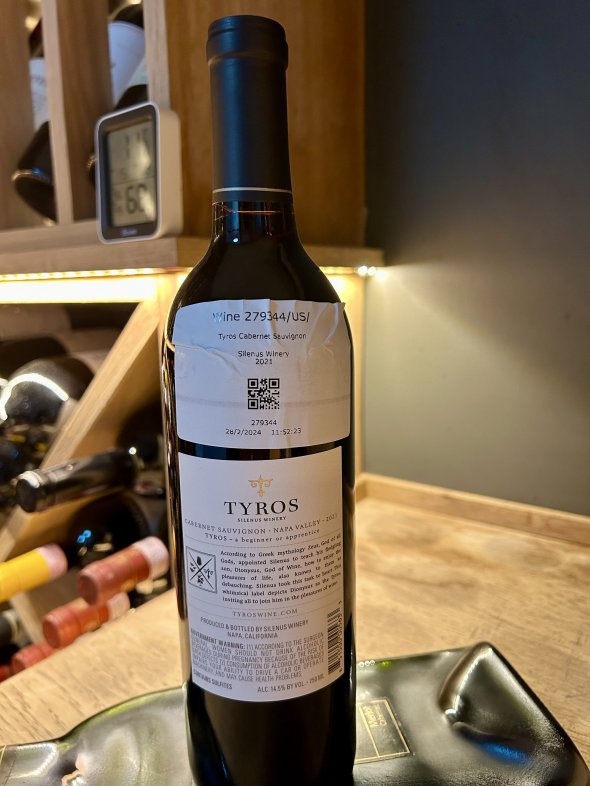 Silenus, Tyros Cabernet Sauvignon, Napa Valley