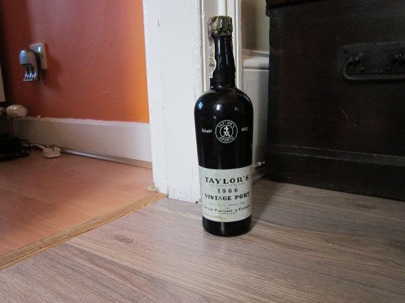 One Bottle of Taylor's  Vintage Port 1966 about MS.