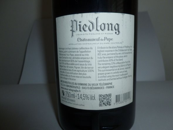 Piedlong, Chateauneuf-du-Pape